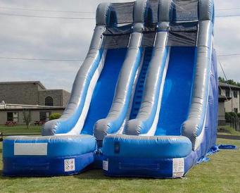 http://www.harvestpartyrental.com/Bounce-House-with-slide.html